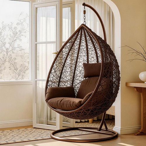 Rattan swing egg - rattan, garden