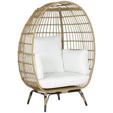 Outsunny PE Rattan Egg Chair