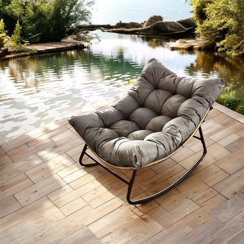 Outdoor rocking chair - rocking, with