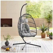 Hanging Rattan Egg Chair With